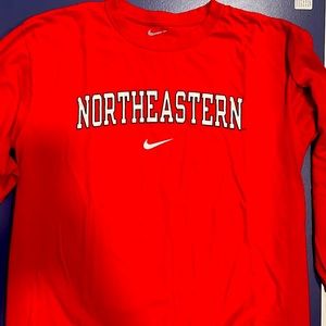 Men’s medium Northeastern, Nike, longsleeve
